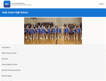 Tablet Screenshot of ajhs.arabcityschools.org